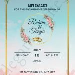 Elegant Engagement Invitation