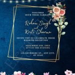 Elegant Reception Card